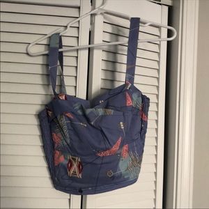 Trashy diva lilac atomic Tricia top